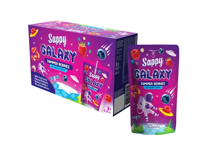SAPPY DRINK SUMMER BERRIES 20CL (BTE. 8)