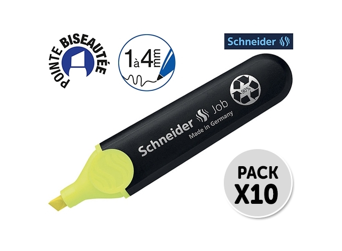 SCHNEIDER SURLIGNEUR JOB 150 JAUNE (10)