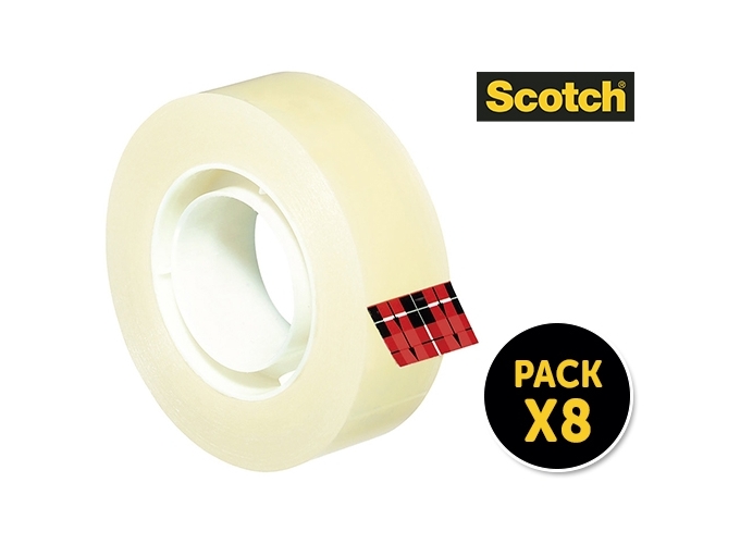 SCOTCH TRANSP. 550 19MMX33M FL (BTE.8)