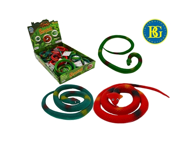 SERPENT 70 CM 6 COULEURS ASSORTIES (BTE.18)