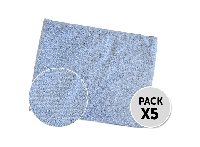 SERPILLIERE MICROFIBRE 300g m2  50x65cm (LOT DE 5)