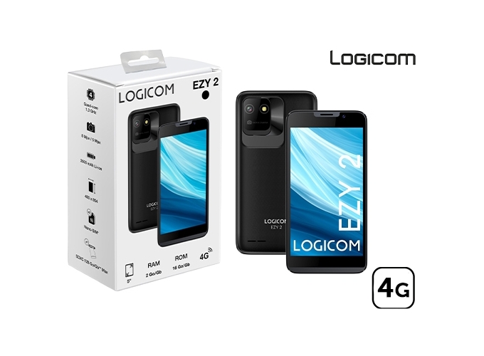 SMARTPHONE LOGICOM EZY2 5 - 4G - NOIR (1)