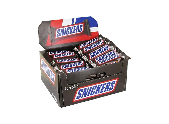 SNICKERS BARRE CHOCOL. CARAMEL CACAHUETE 50g  (40)