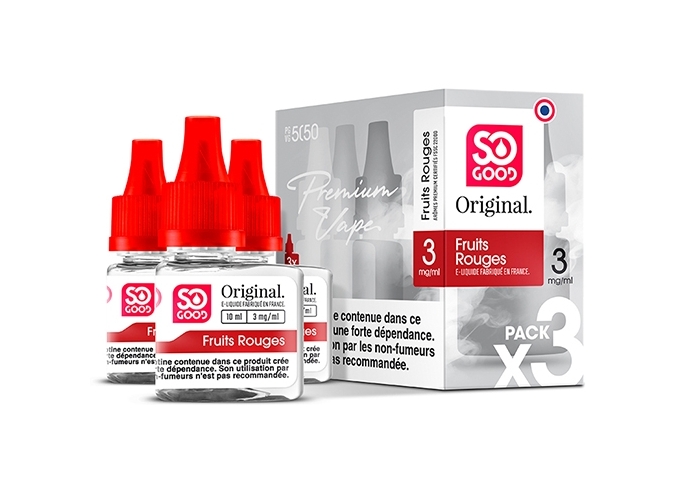 SO GOOD 10ml  FRUITS ROUGES 03 MG ML (3)