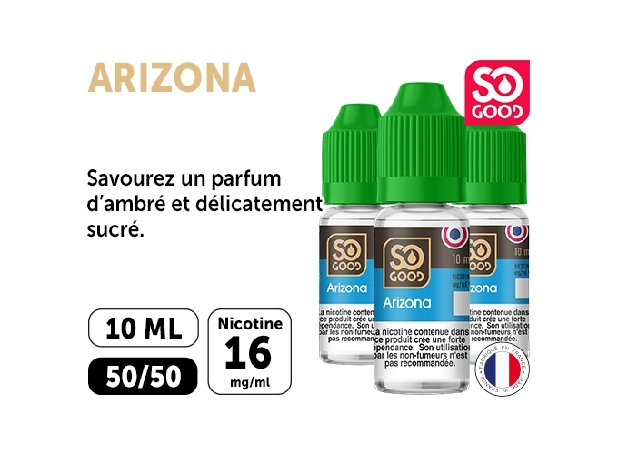 SO GOOD ARIZONA 10 ML 16 MG ML (boite de3)