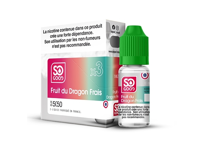 SO GOOD FRUITS DRAGON FRAIS 10 ML 06 MG ML (BTE 3)