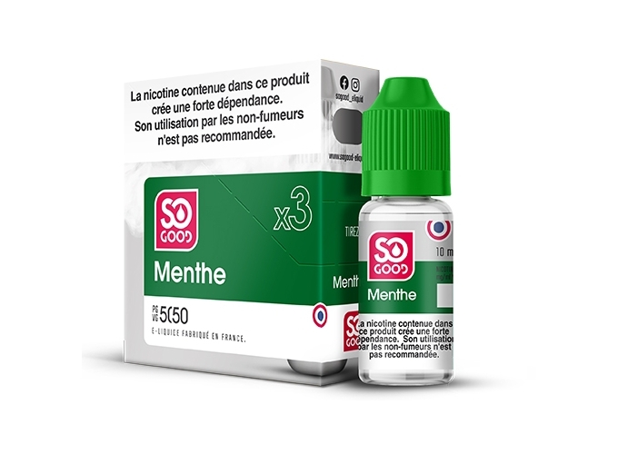 SO GOOD MENTHE  10 ML 03 MG ML (BTE3)