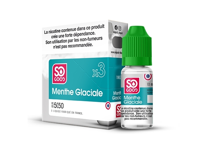 SO GOOD MENTHE GLACIALE 10 ML 06 MG ML (BTE3)