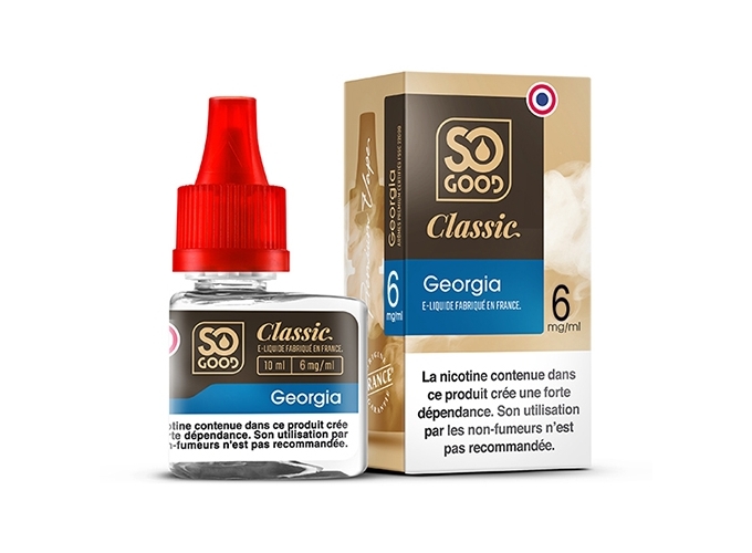 SO GOOD P 10ml GEORGIA BRUN DOUX NICOTINE 06mg (1)