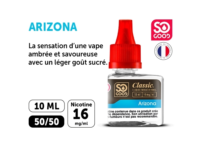 SO GOOD P 10ml 'TABAC BLOND DOUX' NICOT. 16mg (1)
