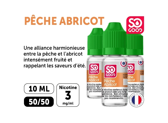 SO GOOD PECHE ABRICOT 10 ML 03 MG ML (BTE3)