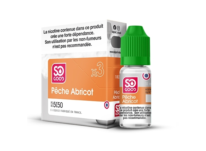 SO GOOD PECHE ABRICOT 10 ML 06 MG ML (BTE3)