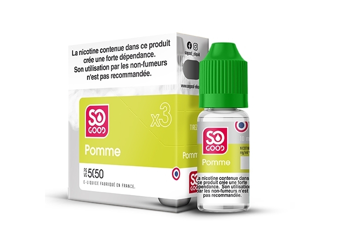 SO GOOD POMME 10 ML 06 MG ML (BTE3)