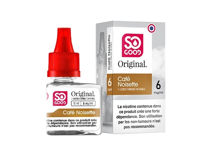 SO GOOD PREMIUM 10ml 'CAFE NOISETTE' 06 mg (1)