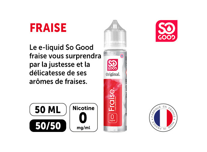 SO GOOD PREMIUM 50ML FRAISE