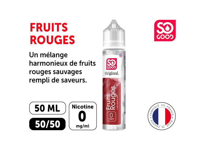 SO GOOD PREMIUM 50ML FRUITS ROUGES