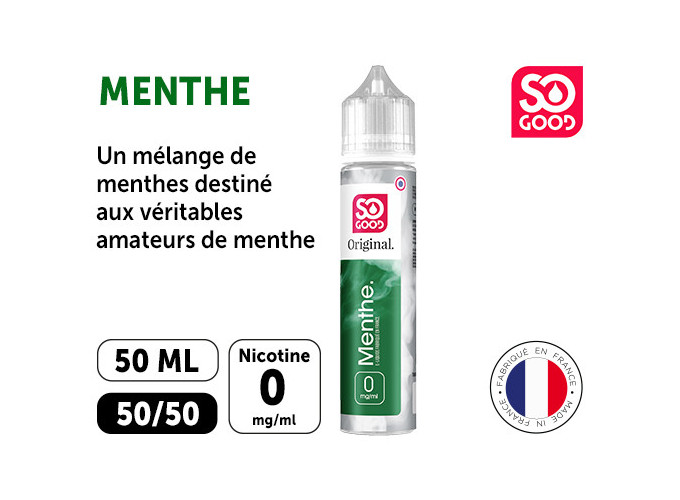 SO GOOD PREMIUM 50ML MENTHE