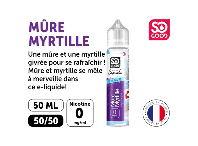 SO GOOD PREMIUM 50ML MURE MYRTILLE