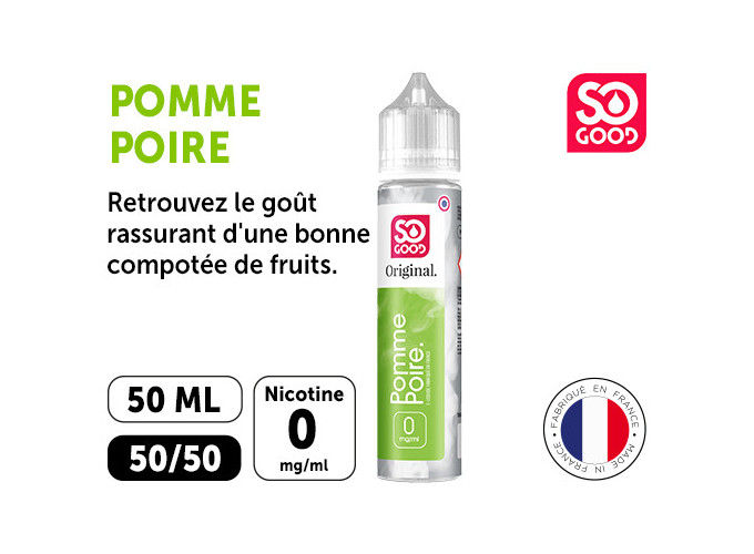 SO GOOD PREMIUM 50ML POMME POIRE