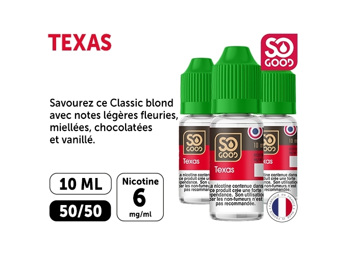 SO GOOD TEXAS 10 ML 06 MG ML (BTE3)