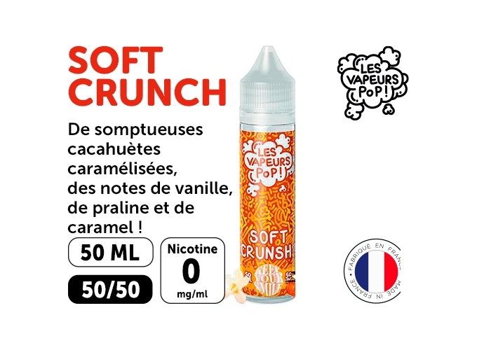 SOFT CRUNCH 50ML LES VAPEURS POP