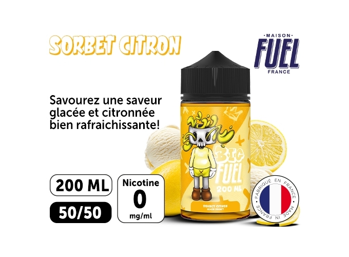 SORBET CITRON 200 ML BIG FUEL LIQUIDE