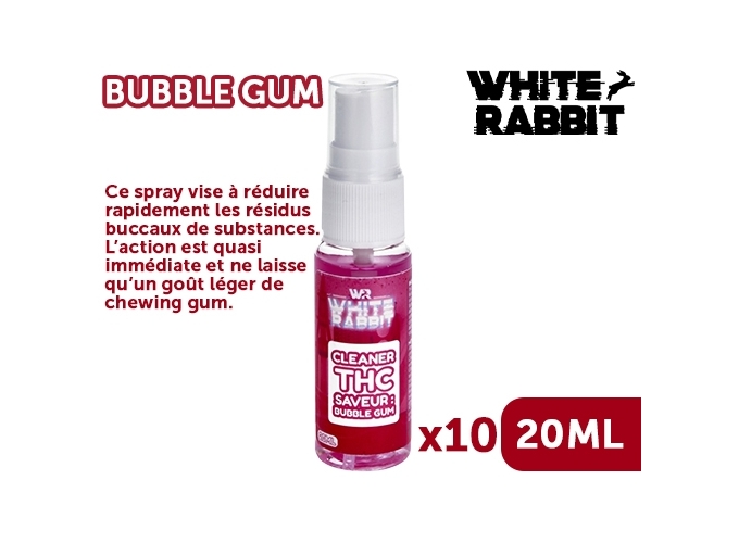 SPRAY CLEANER WHITE RABBIT BUBBLE GUM 20ML (1)