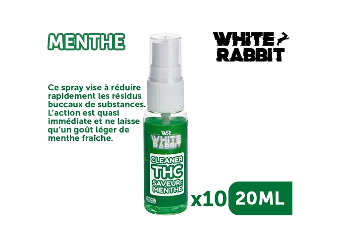 SPRAY CLEANER WHITE RABBIT MENTHE 20ML (10)