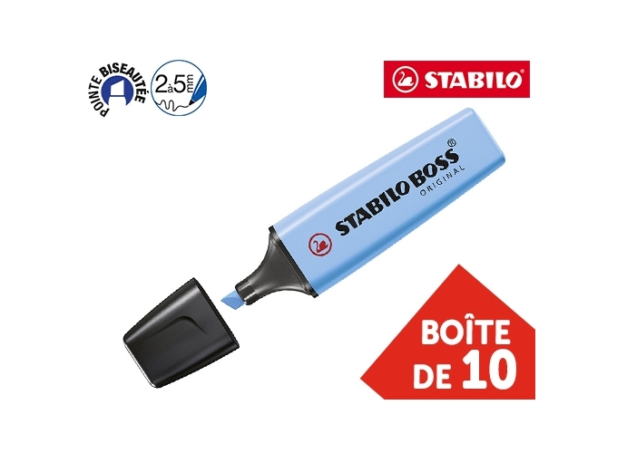 STABILO BOSS ORIGINAL BLEU (10)