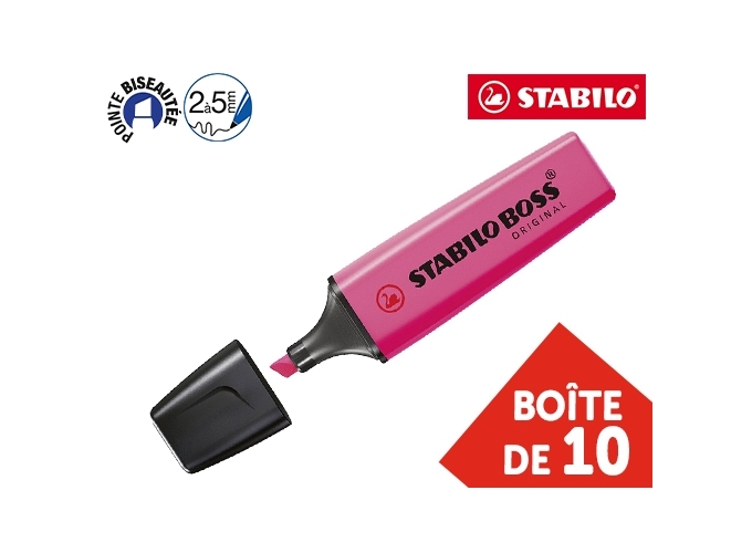 STABILO BOSS ORIGINAL ROSE (10)