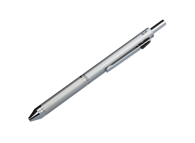 STYLO BILLE 4 EN 1 GRIS CLAIR  (1)