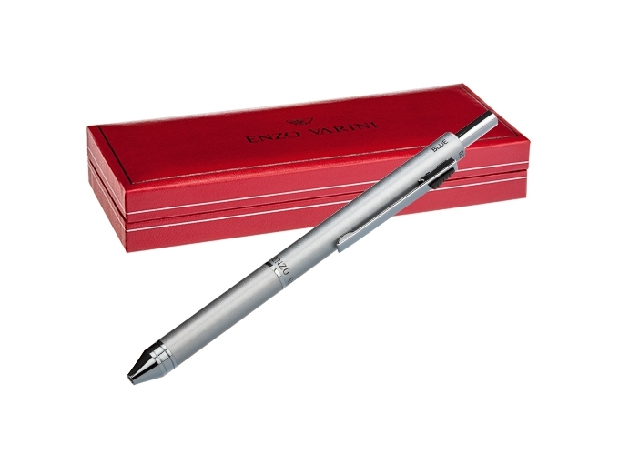 STYLO BILLE 4 EN 1 GRIS CLAIR  (1)