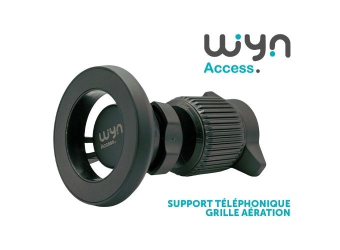 SUPP AIMANT SUR GRILLE AERATION VOITURE PR TELEPH