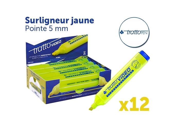SURLIGNEUR TRATTO VIDEO JAUNE (12)