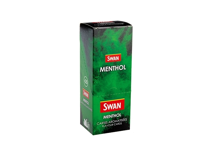 SWAN CARTE SAVEUR MENTHOL (BOITE DE 25 CARTES)