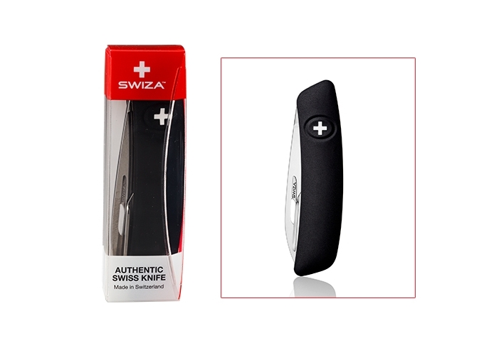 SWIZA COUTEAU SUISSE ZD02 NOIR 6 FONCTIONS