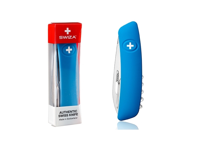 SWIZA COUTEAU SUISSE ZD03 BLEU 11 FONCTIONS