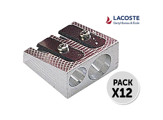 TAILLE-CRAYON METAL 2 USAGES  (12)