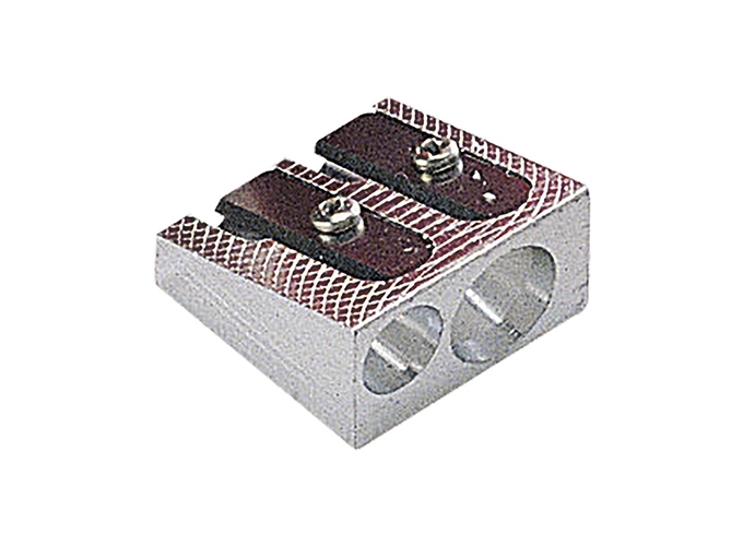 TAILLE-CRAYON METAL 2 USAGES  (12)