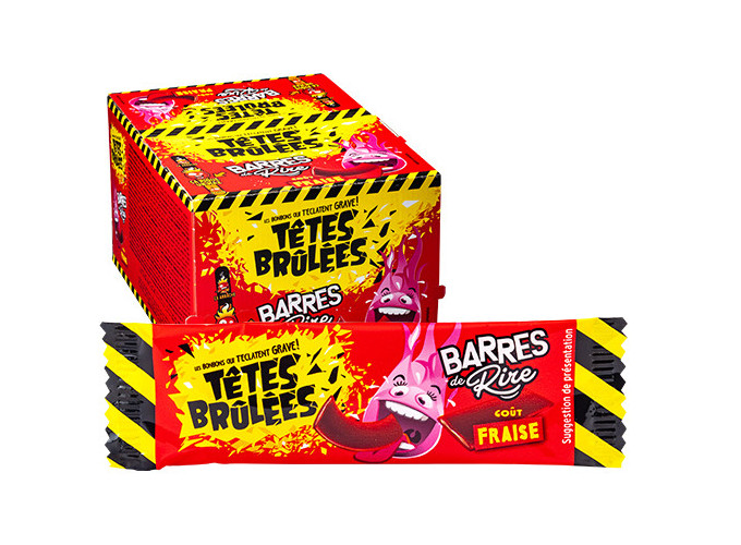 TETES BRULEES BTE 150 STICKS 10G FRAISE