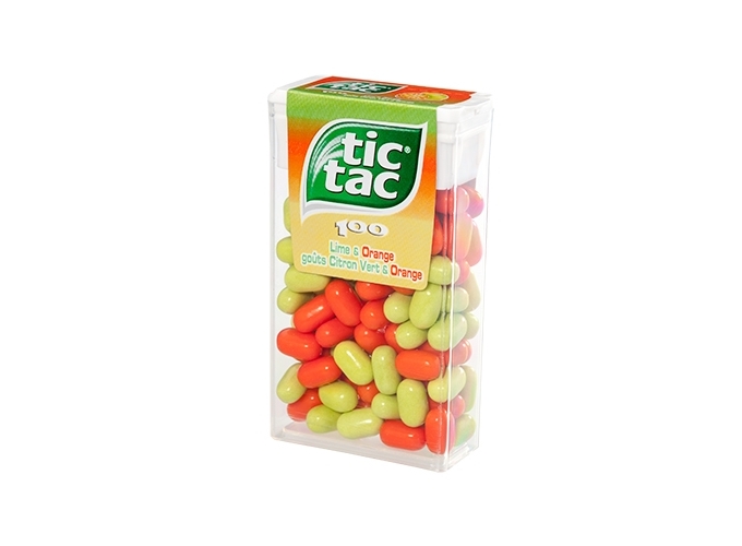 TIC TAC ETUI 100 DUO CITRON VERT   ORANGE (24)
