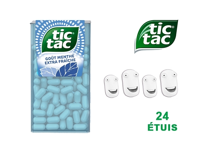 TIC TAC ETUI 100 MENTHE EXTRA FRAICHE (24)