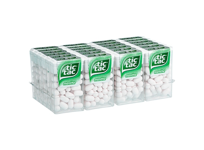 TIC TAC ETUI 18g MENTHE (24)