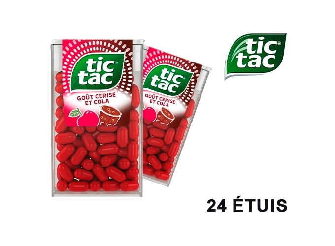 TIC TAC ETUI T100 CERISE COLA (24)