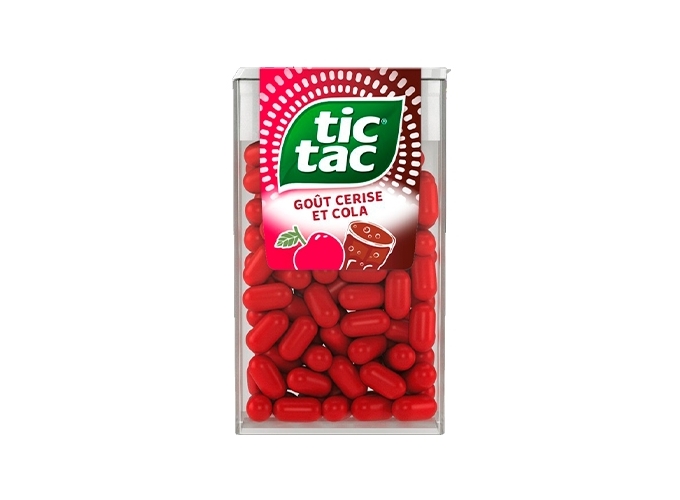 TIC TAC ETUI T100 CERISE COLA (24)