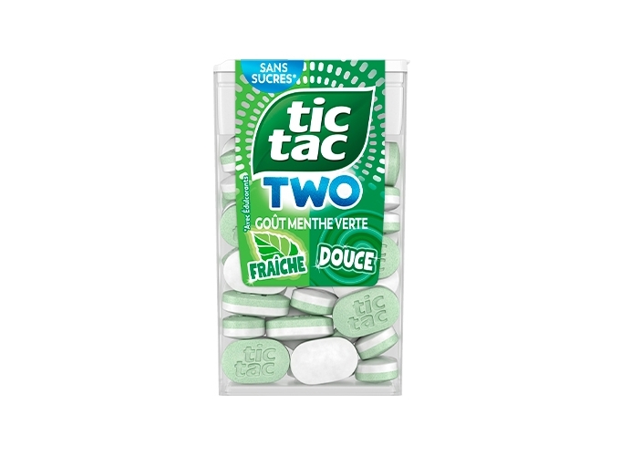 TIC TAC TWO T100 MENTHE FRAICHE MENTHE DOUCE (24)
