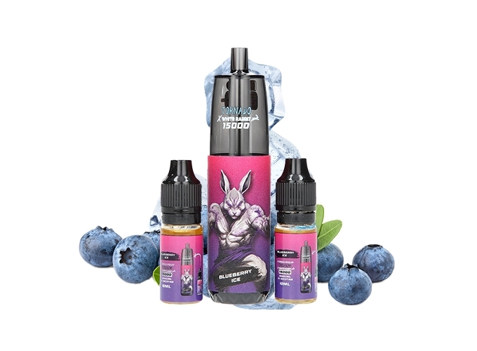 TORNADO BLUBERRY ICE  15 K 2 FLACONS 10ml 2% (10)