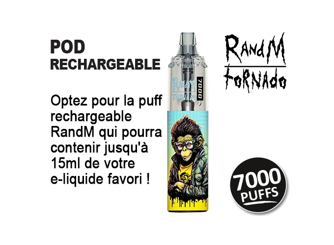 TORNADO BY RANDM  7000 PUFFS VIDE (10)