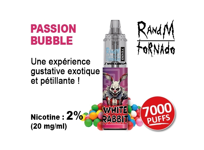 TORNADO BY RANDM PASSION BUBBLE 7000 PUFFS (10)