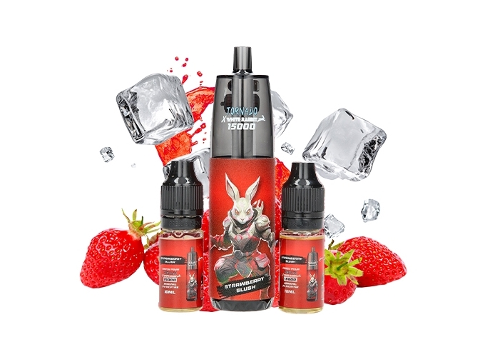 TORNADO STRAWBERRY SLUSH 15 K 2 FLACONS 1% (10)